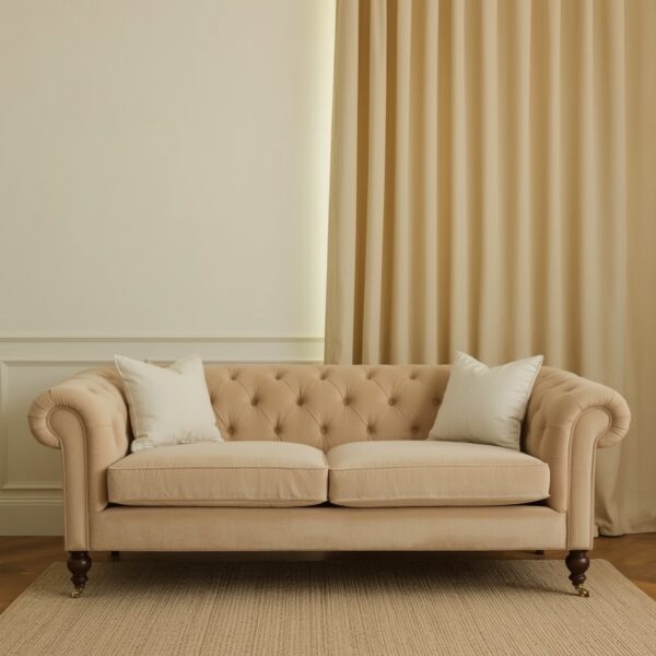 Modern Velvet Sofa - Image 3